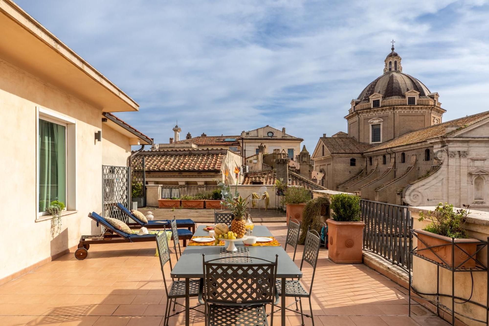 Ferienwohnung Penthouse Rome Capitol Exterior foto