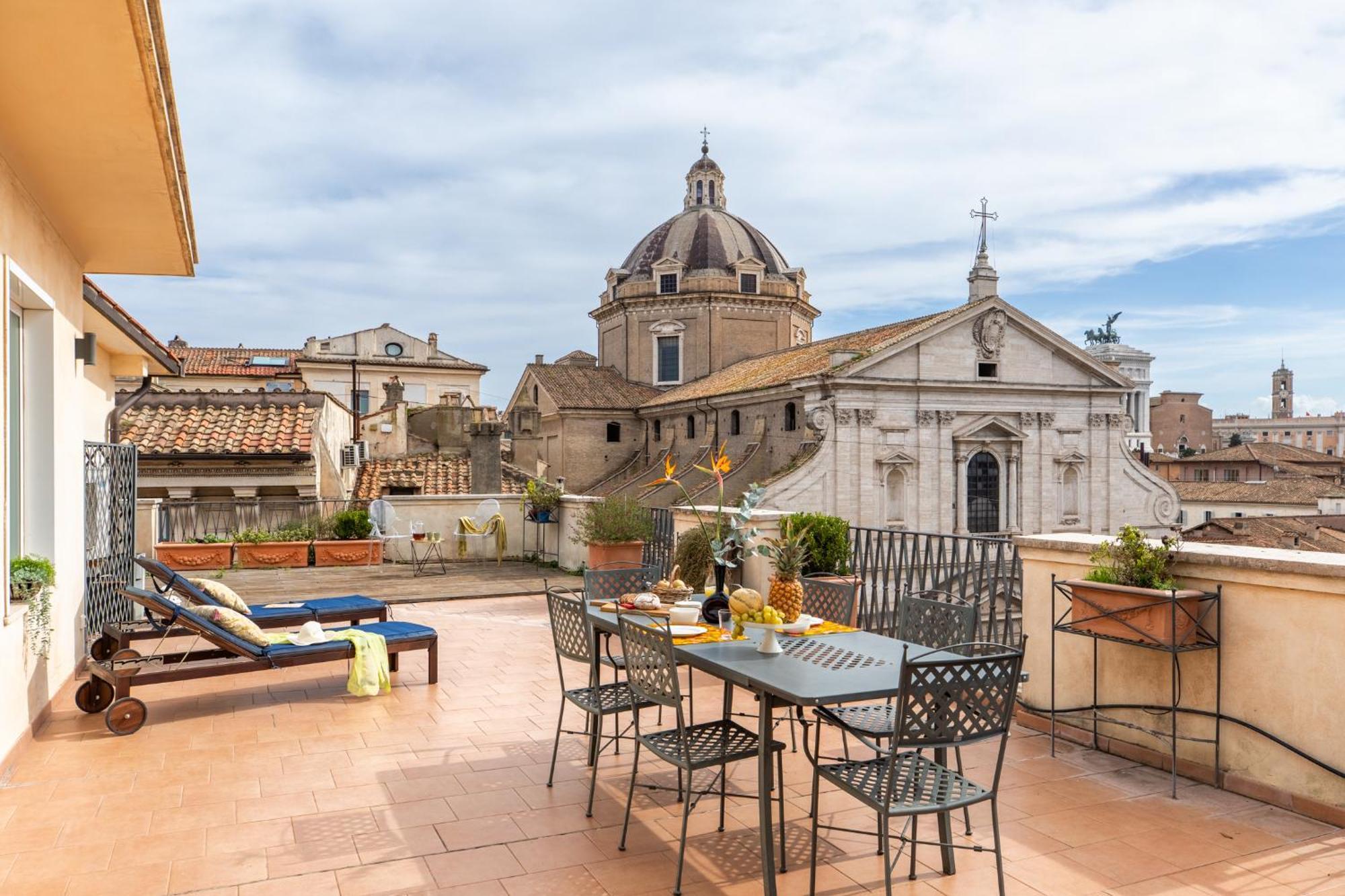Ferienwohnung Penthouse Rome Capitol Exterior foto