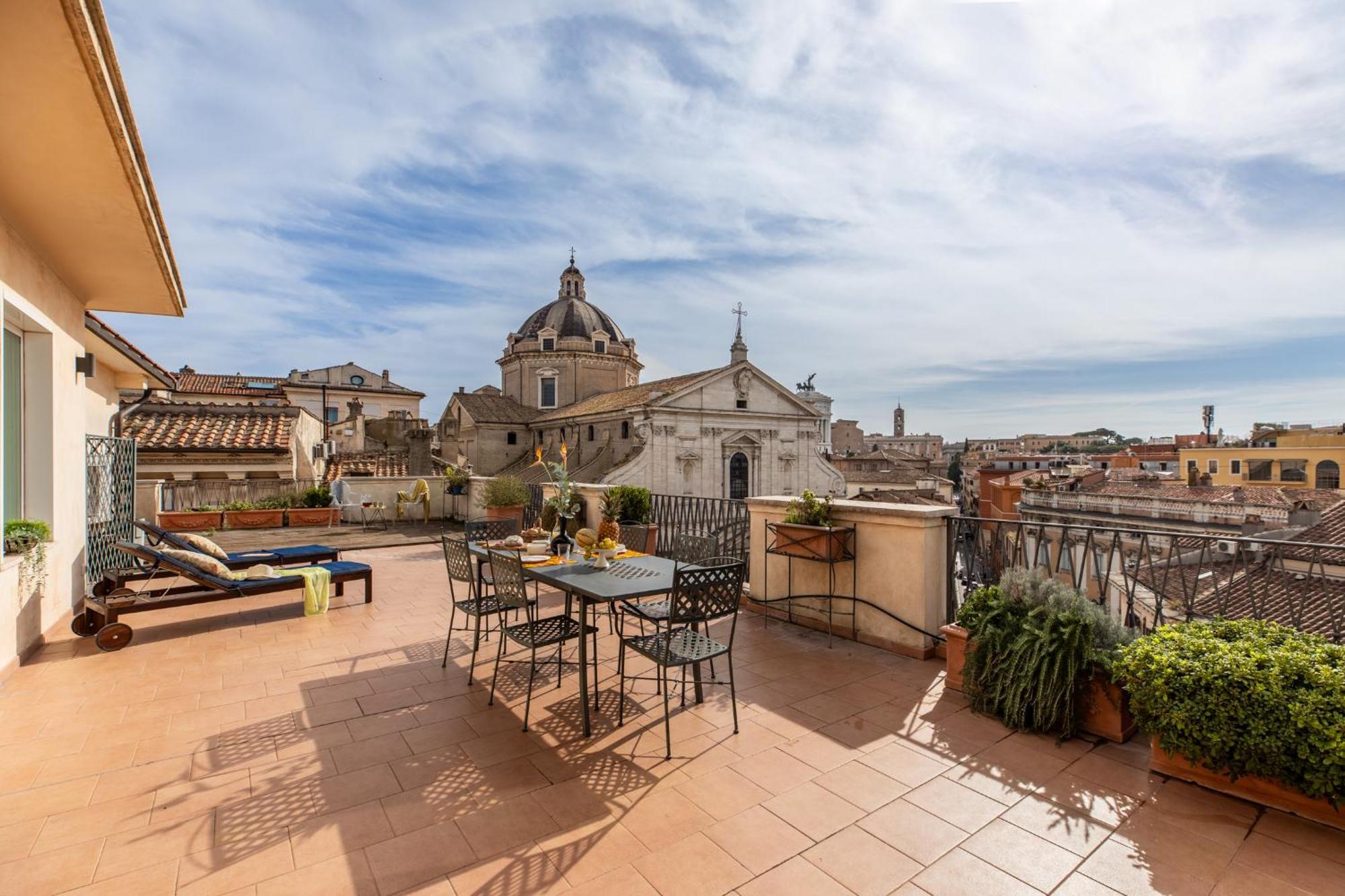 Ferienwohnung Penthouse Rome Capitol Exterior foto