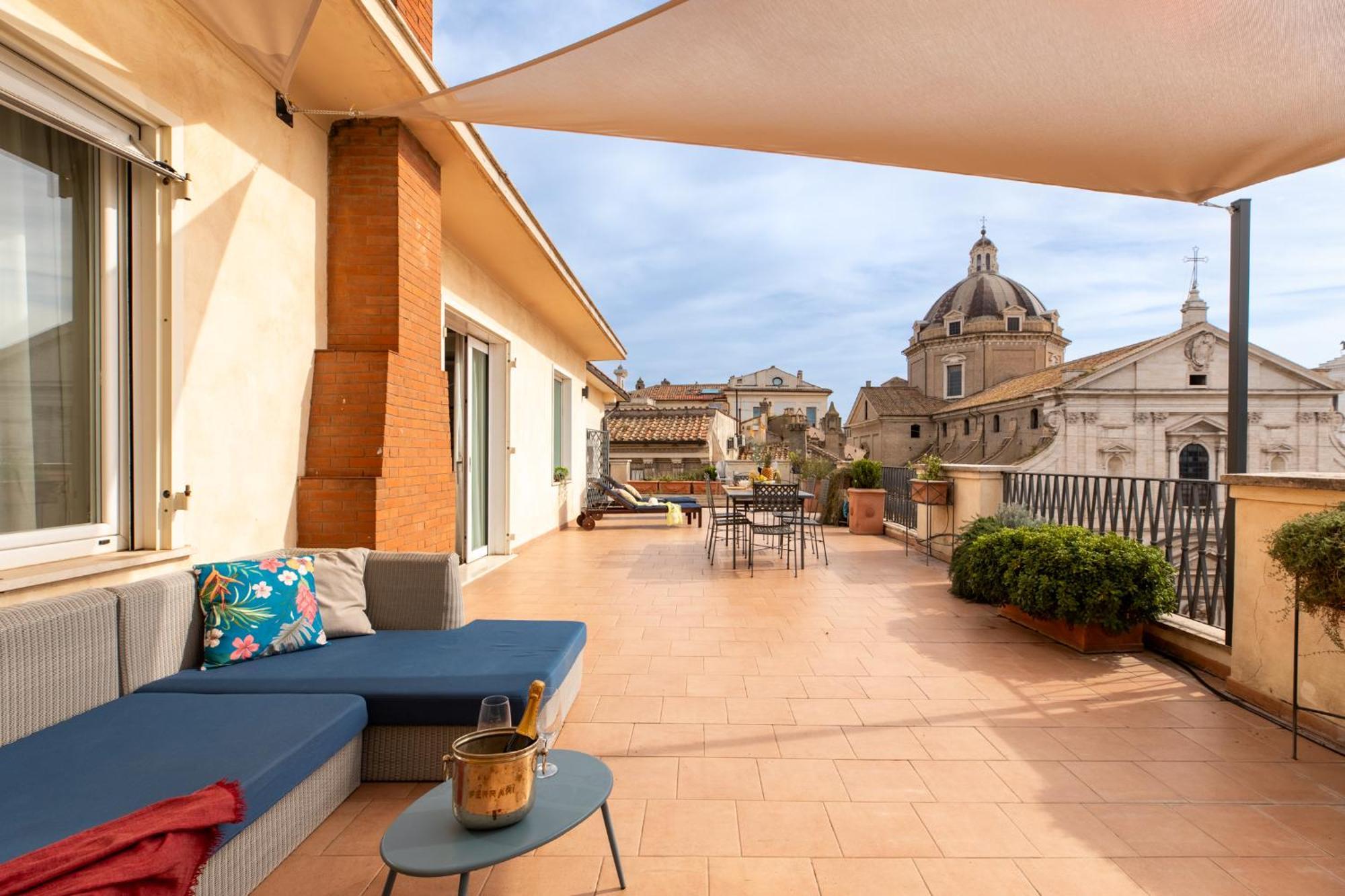 Ferienwohnung Penthouse Rome Capitol Exterior foto