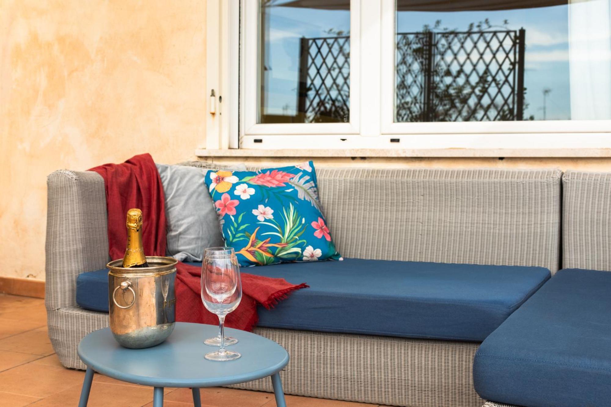 Ferienwohnung Penthouse Rome Capitol Exterior foto